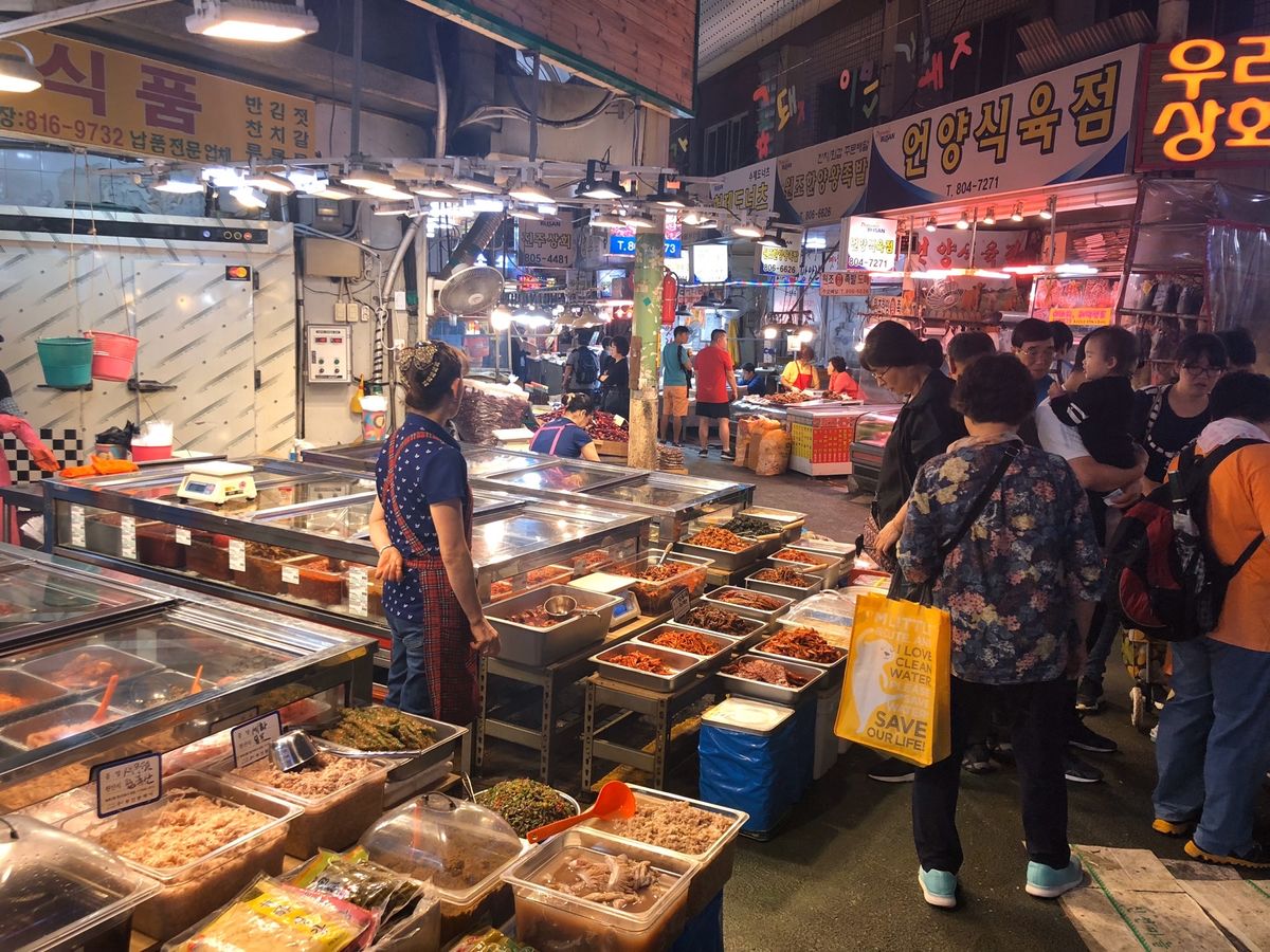 海外の市場が好きです。