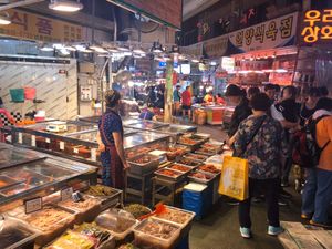海外の市場が好きです。