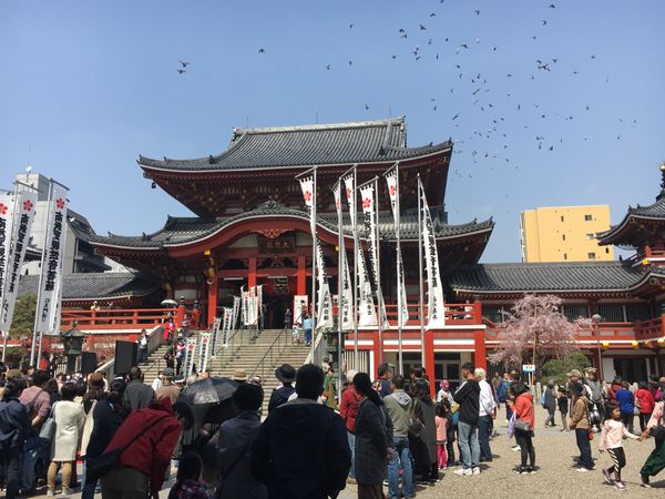 日本・名古屋　「初名古屋」の写真：太鼓のイベントやってました。