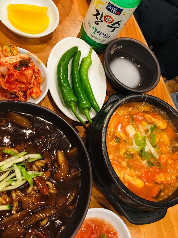 大韓民国 (韓国)・ジャージャー麺　「韓国🇰🇷」の写真