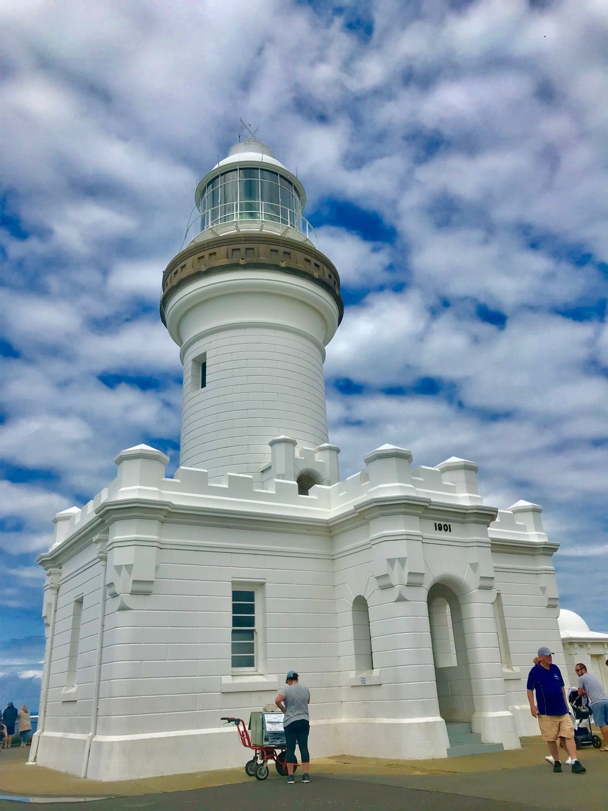 灯台から街中まで帰る道中で野生のイルカが海原を泳ぐのを見て感動しました。
