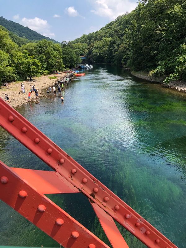 日本「「北海道旅行2019 (17)」」の写真：支笏湖ブルー❣️