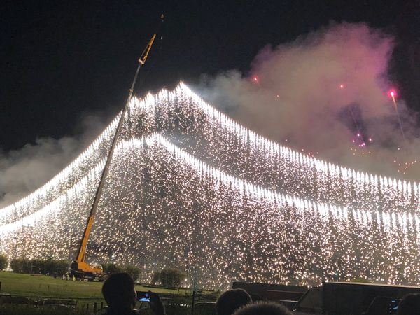 日本「「袋井　遠州花火大会」」の写真：圧倒されます。