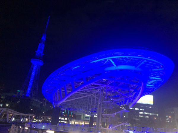 日本「名古屋」の写真：青いテレビ塔