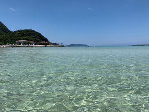 五島　椛島、とんとまり海水浴場
