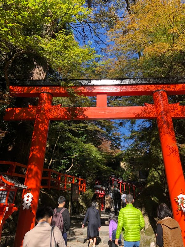 日本「京都パワースポット巡り」の写真：貴船神社⛩🙏✨