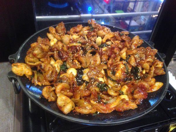 大韓民国 (韓国)・ソウル　「食べ物紀行」の写真：ホルモン食べました