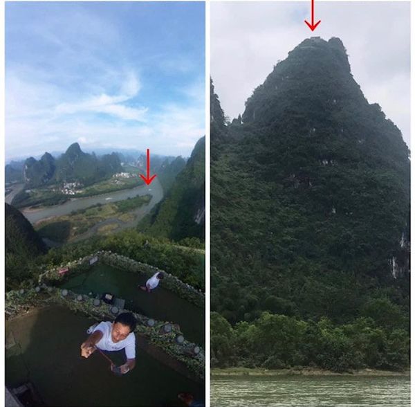 中国「6月：阳朔、興坪、電動バイクの旅：中国」の写真：2019.06.28「興坪」と言う街へ20元札に描かれて...