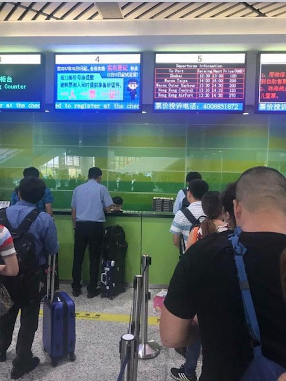 2017.09.15
マカオまでジェットボート70分
時速80km
鹿児島...