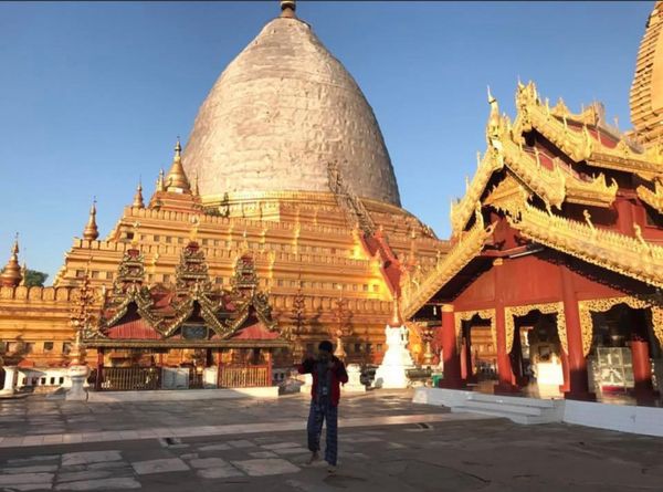 ミャンマー・ヤンゴン「11月ヤンゴン、バガン、ゴールデンロック:ミャンマー」の写真：2016.11.27
昼夜の気温差が大き...