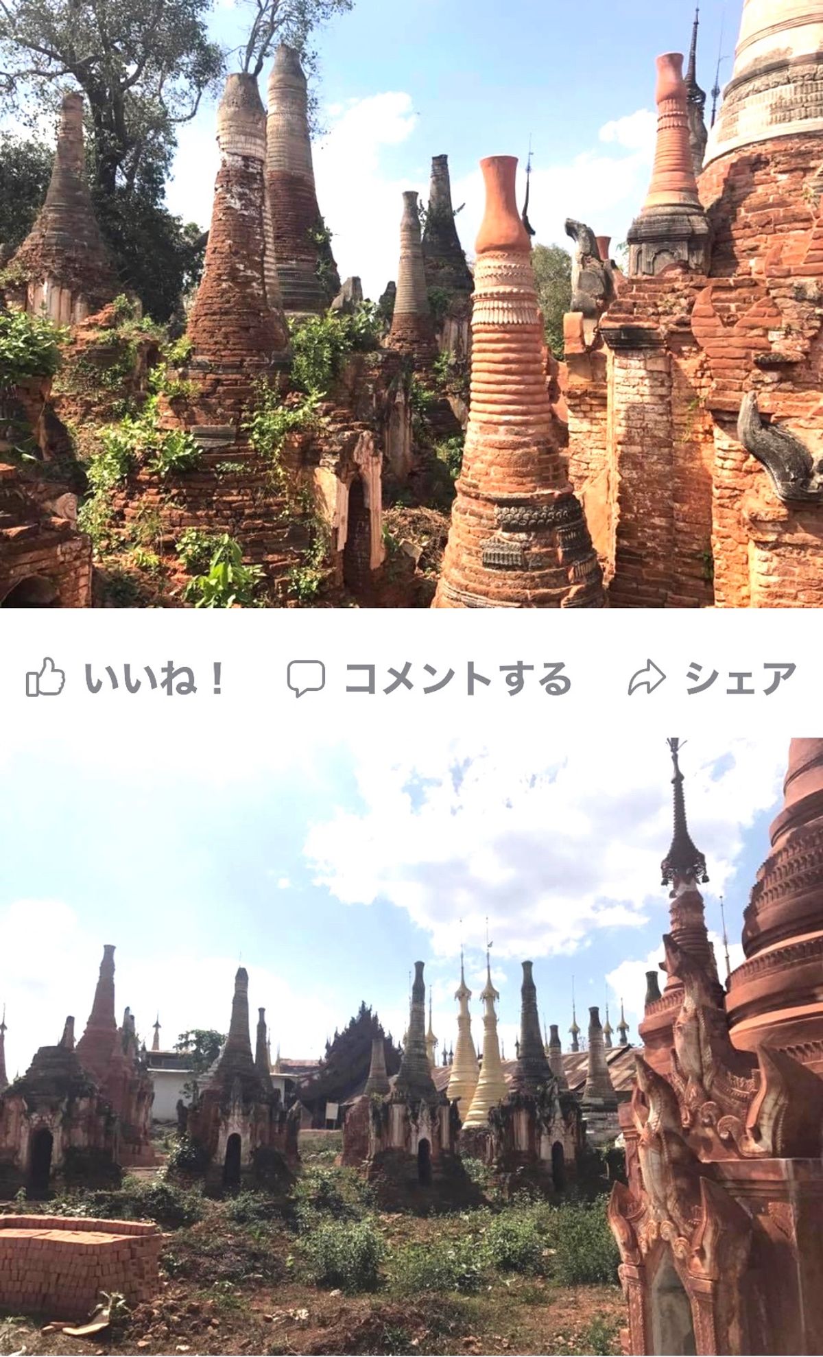 2017.03.12
インレー湖の左下
塔の柔らかい風鈴🎐が涼みます。
お...