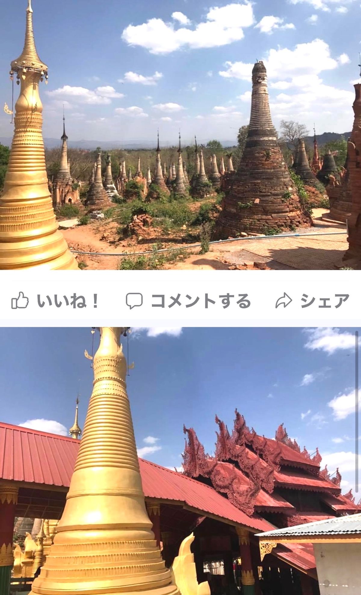 2017.03.12
インレー湖の左下
塔の柔らかい風鈴🎐が涼みます。
お...