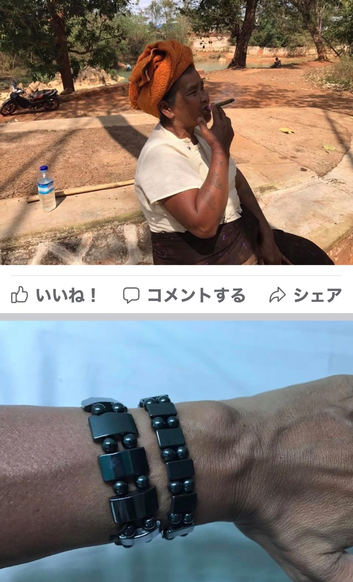 2017.03.12
インデイン (湖の左下)
竹林の中に民族衣装が干して...