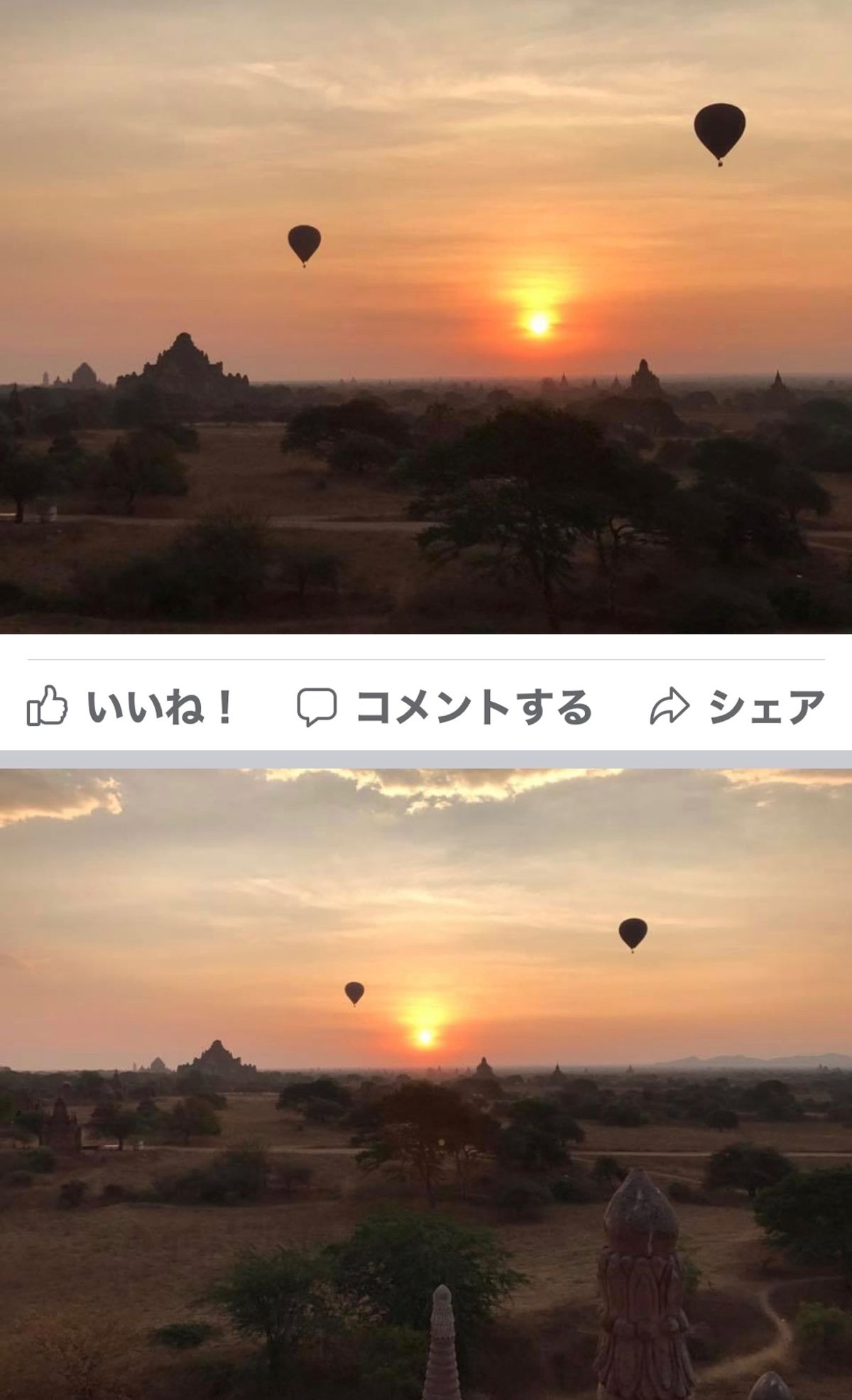 2017.03.11
2日目の日の出
暗くて場所が分からないよ〜

あら？...