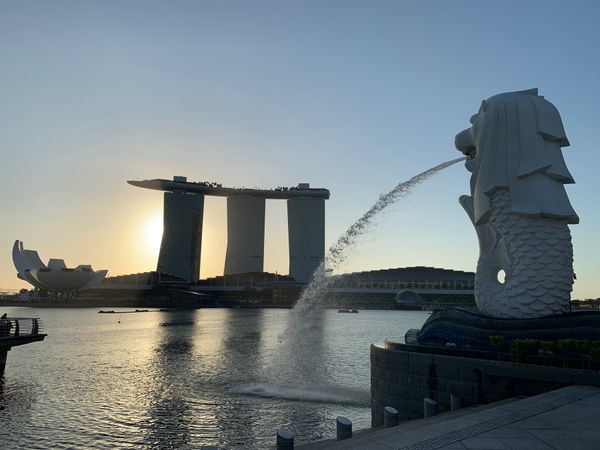 シンガポール「弾丸シンガポール女子旅」の写真：朝一にシンガポール到着。人の少ない時間に...