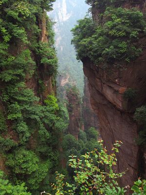 武陵源景区は、総面積260km2にも及ぶ、自然のエネルギーが生み出した絶景...