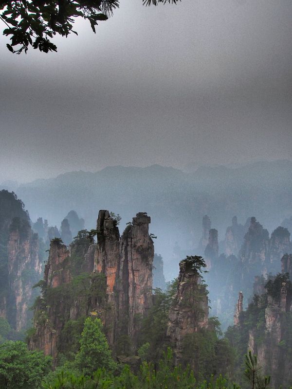 中国・張家界「中国湖南省 ミラクル奇観の武陵源」の写真：武陵源景区は、総面積260km2にも及ぶ...