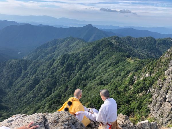 日本・奈良「世界遺産・大峰山で留学前に修行の旅」の写真