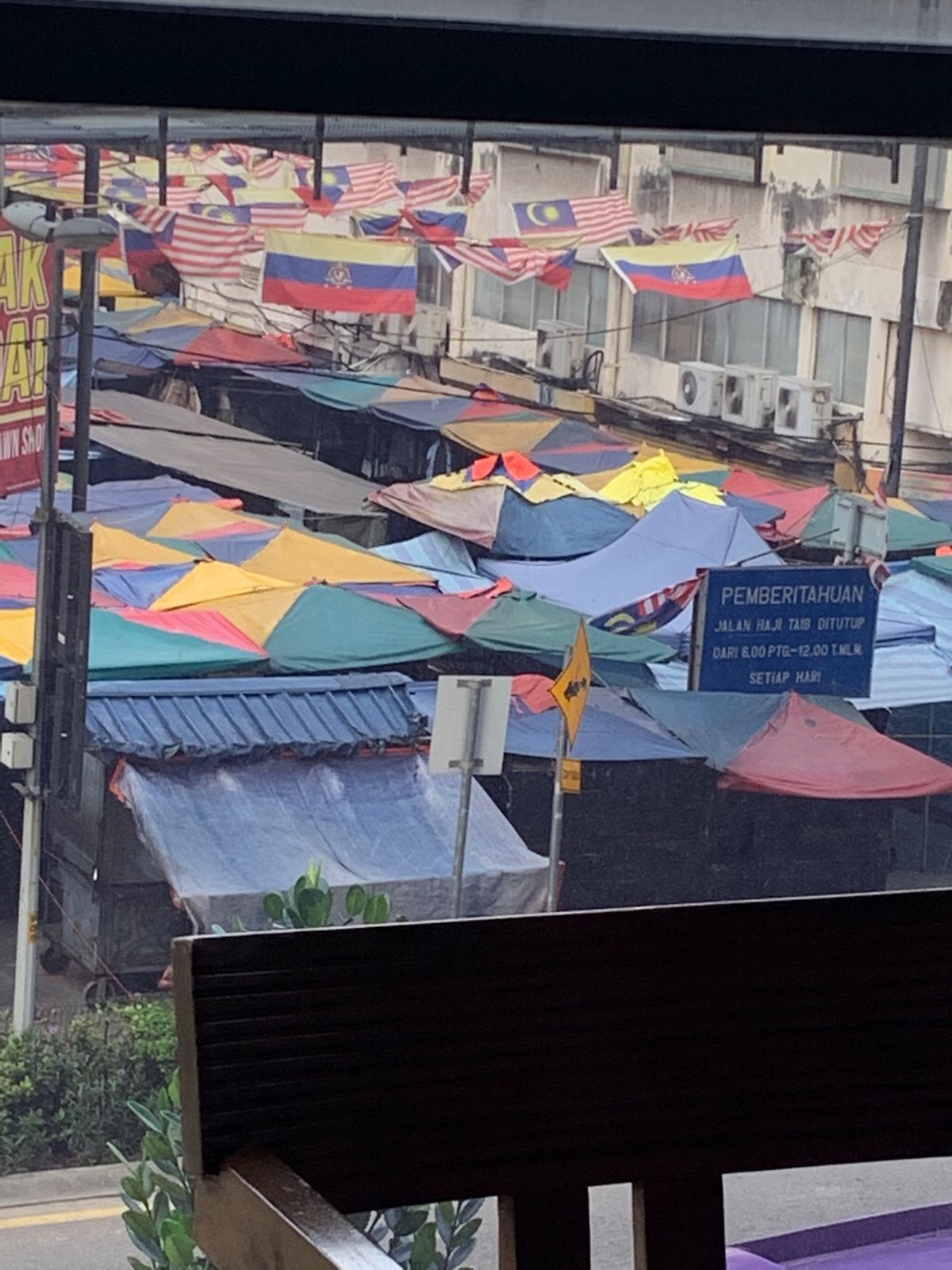 クアラルンプール　ホテルからの景色
暖かい冬でした