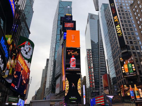 アメリカ(米国)・ニューヨーク「アメリカ・ニューヨーク」の写真：ニューヨークの街並み