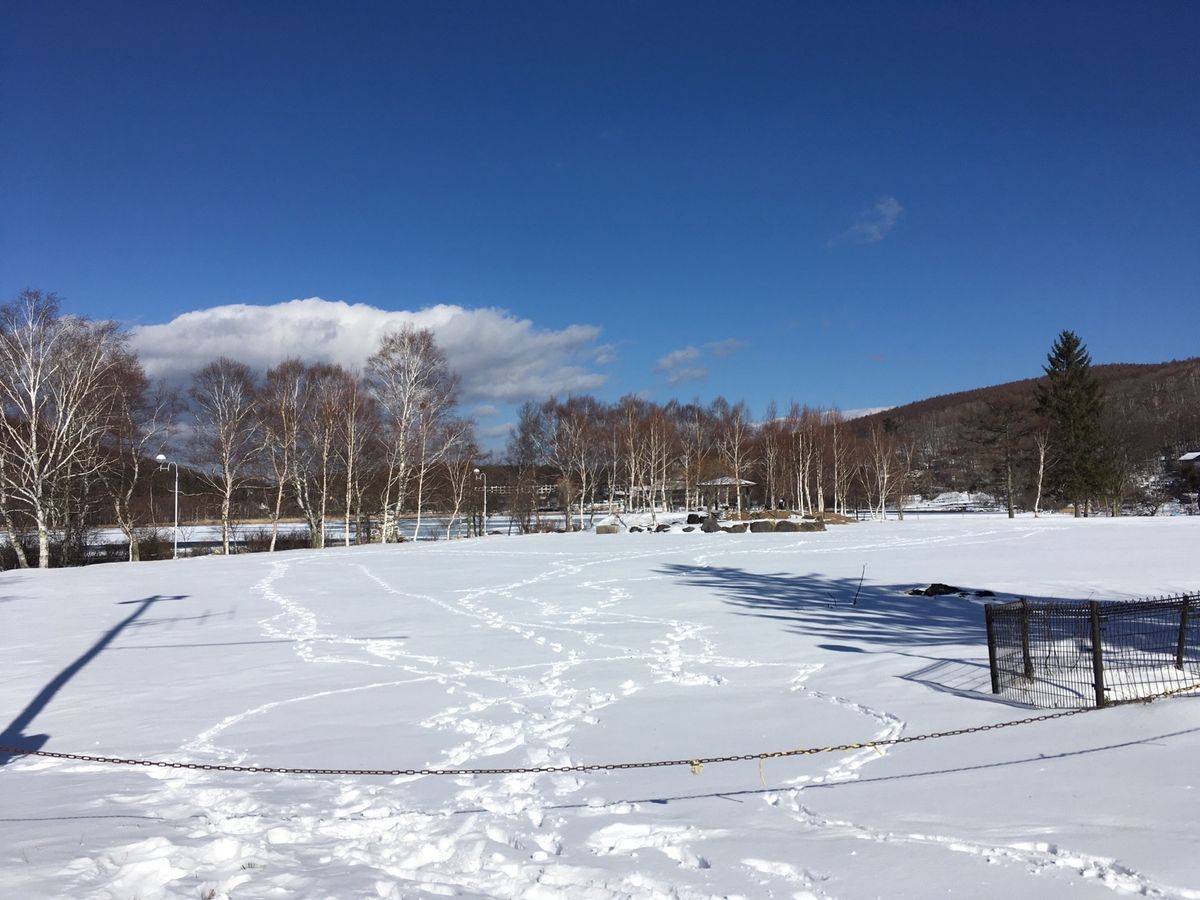 山間部だけれど、朝方の霧は幻想的。
ホテルやスキー場や温泉があって観光地に...