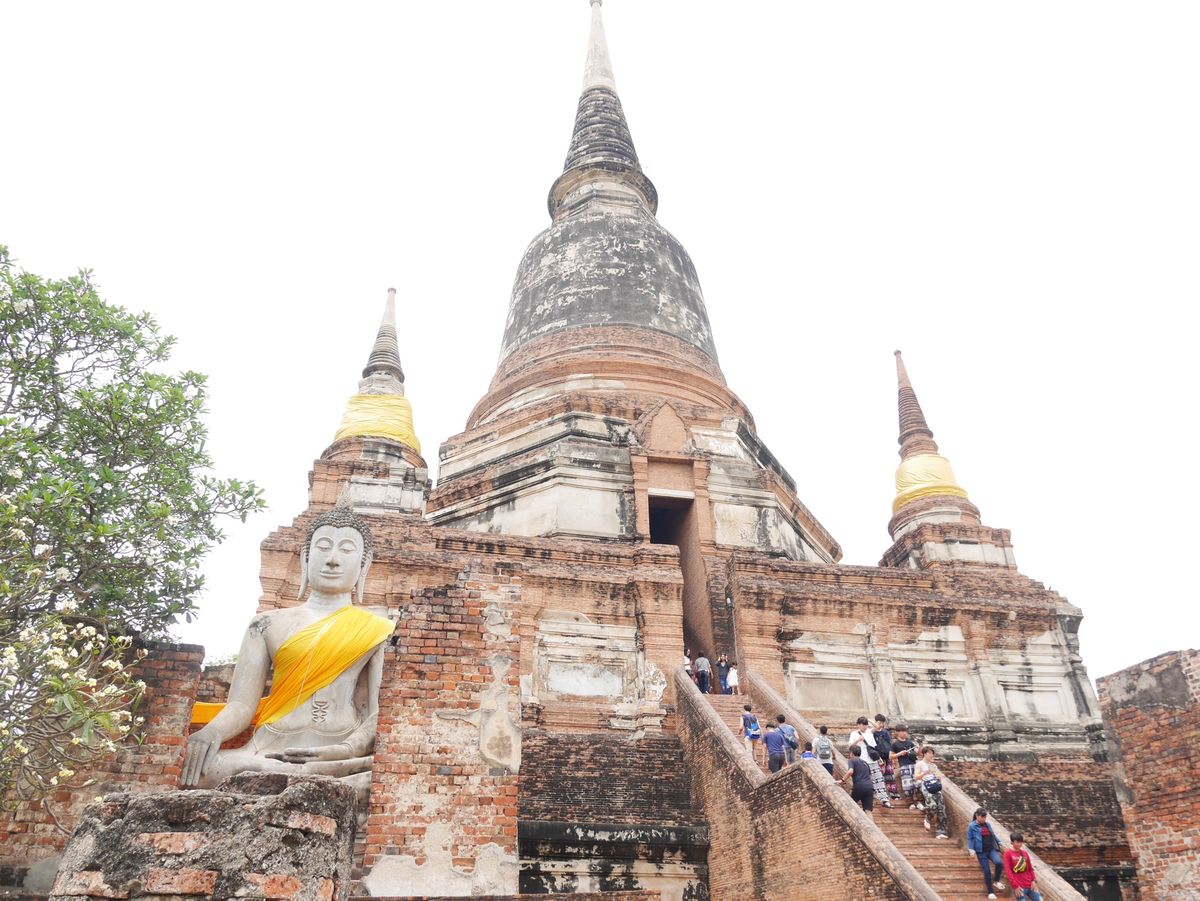 初めてのタイが楽しかったので、すぐに再訪。今回はアユタヤに行きました。
遺...