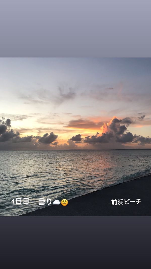 日本・宮古島「宮古島」の写真：夕陽チャレンジ💪
惨敗😭