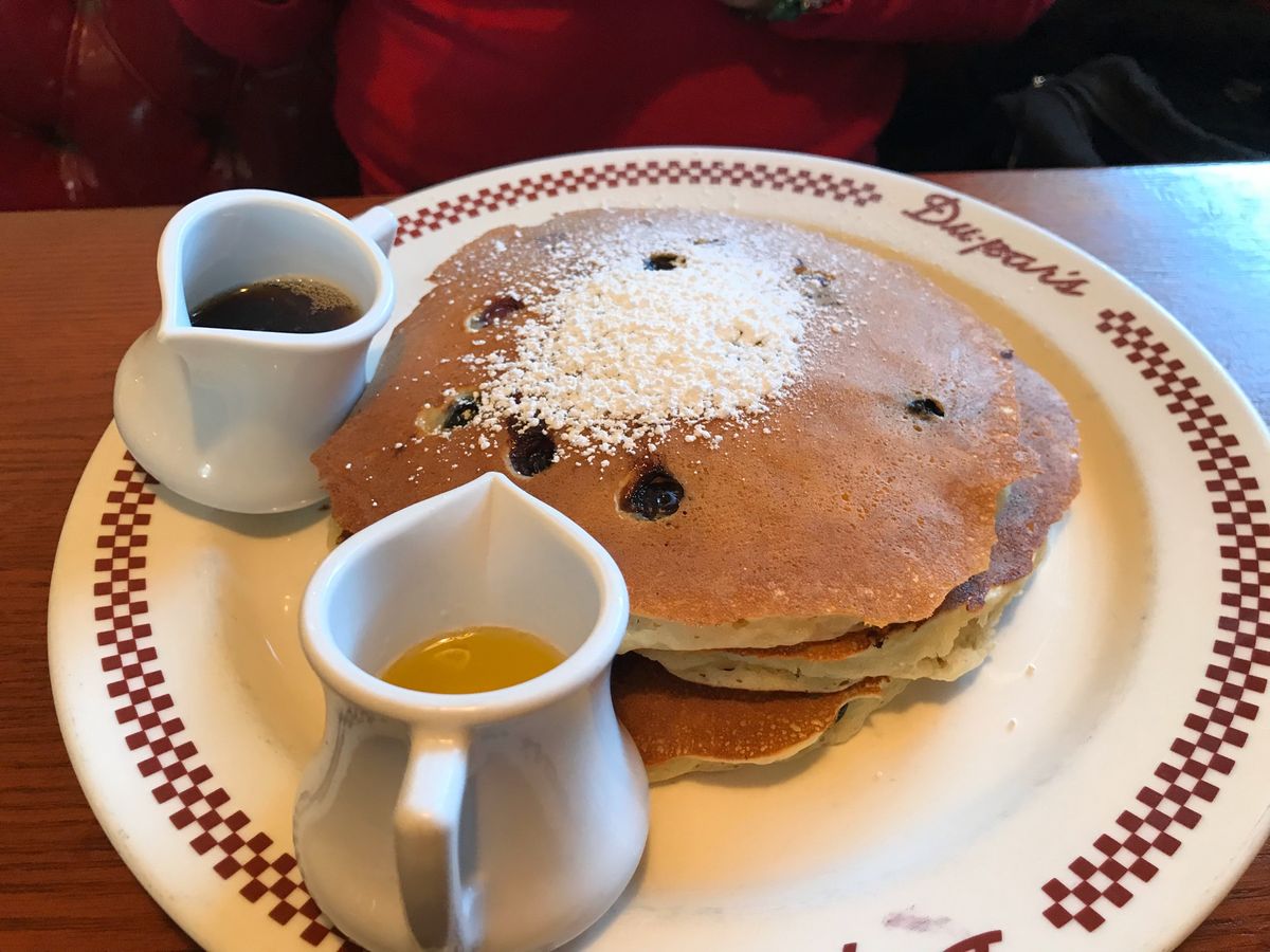 パンケーキで有名なお店でブランチ！
美味しかった❣️