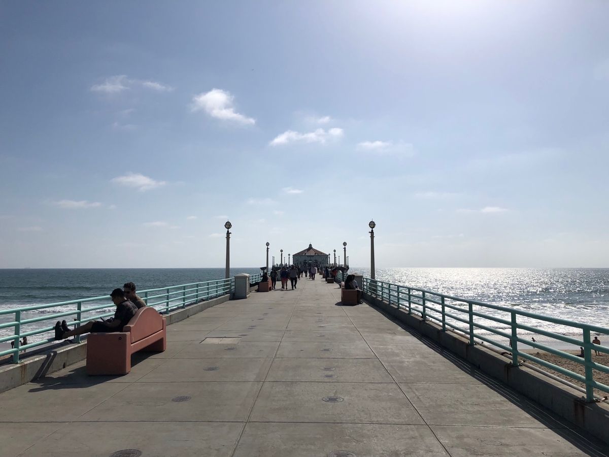 サーフィンスポット、マンハッタン・ビーチ🏄‍♀️L.A.のビーチは、それぞ...