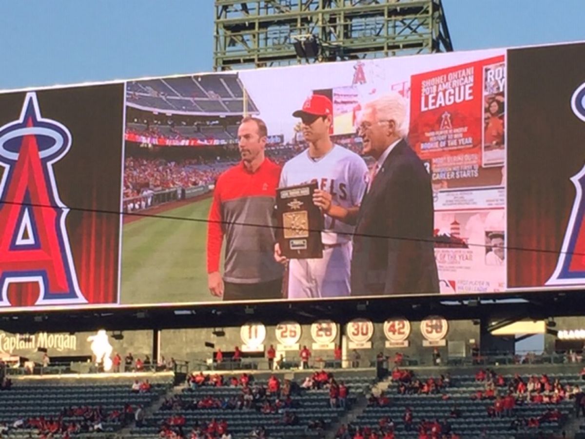 来たぜ、2度目のエンジェルスタジアム。この日のスタジアムは大谷day！来場...