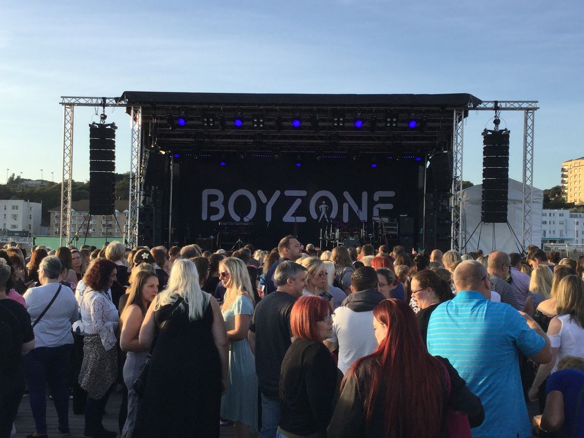 from London by train.