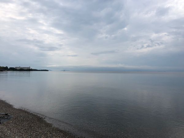 日本・福井県「琵琶湖から兼六園までドライブの旅」の写真：琵琶湖
三井寺