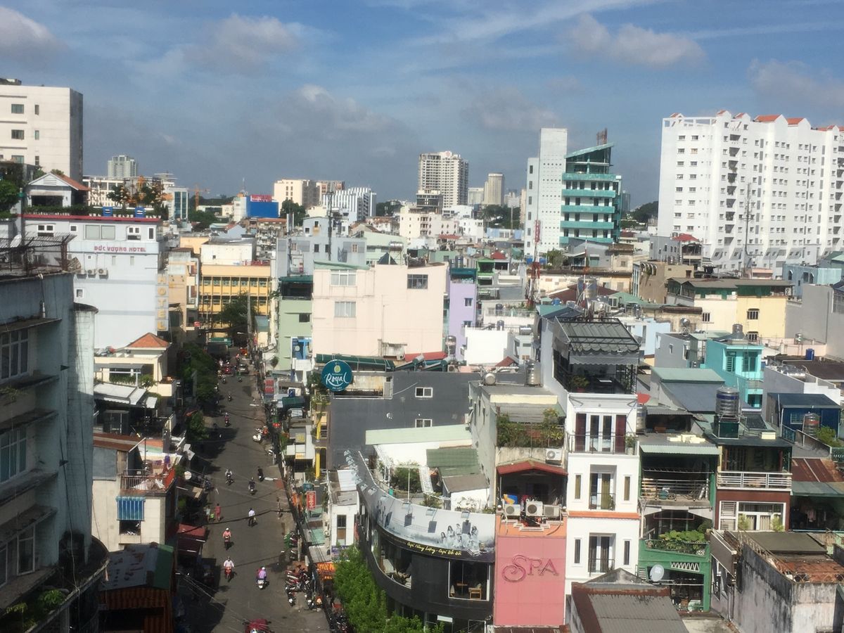 デタム通りの安宿