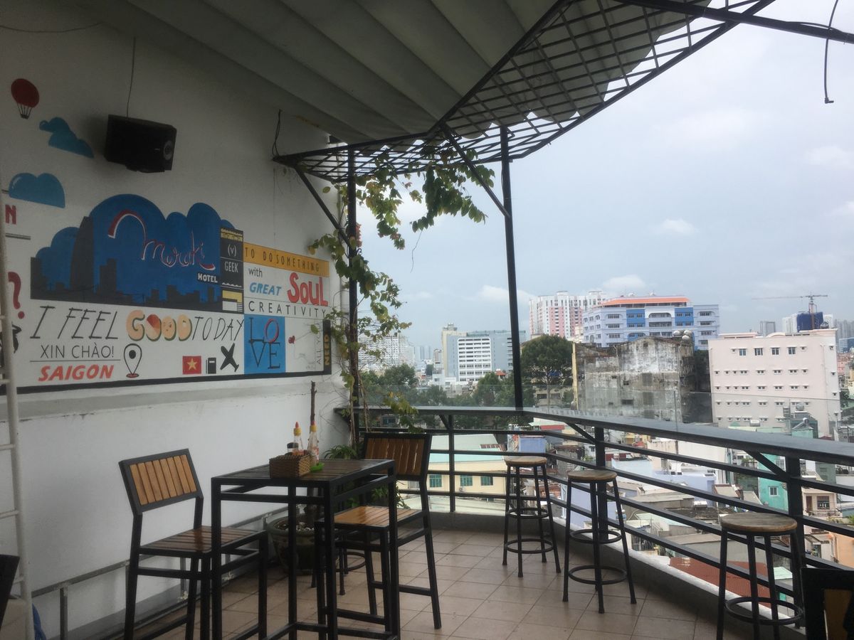 デタム通りの安宿