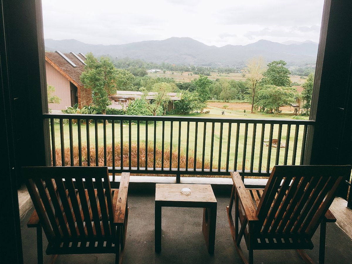 パーイの宿
山好きなので、朝起きてこの景色は気持ち良かった！