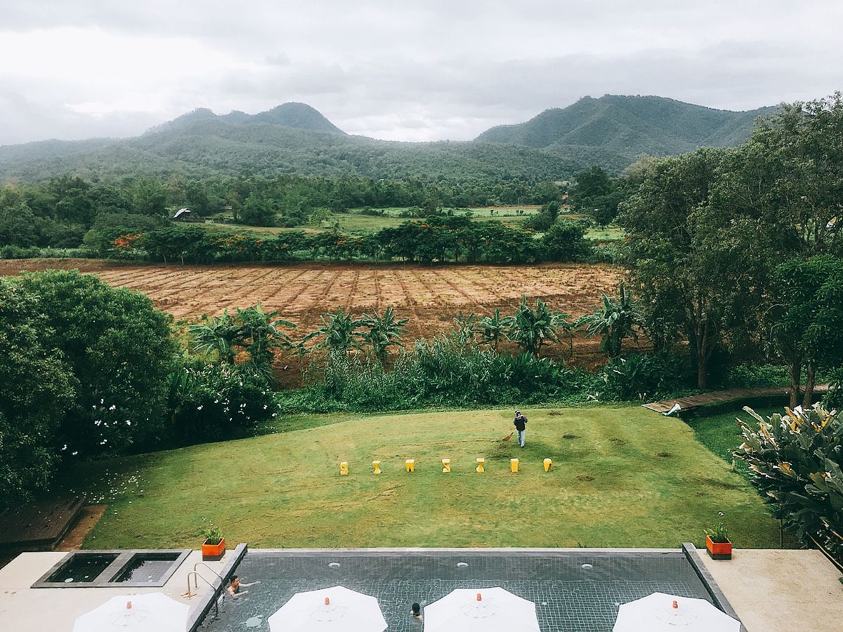 パーイの宿
山好きなので、朝起きてこの景色は気持ち良かった！