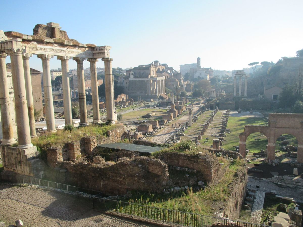 フォロ・ロマーノ、映画ベン・ハーの舞台の競技場。