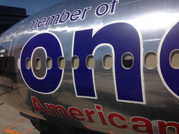 サンマルタン (オランダ領)・マホビーチ「1st航空ファンの聖地　セントマーチン1人旅」の写真：NRT-DFW 
AA176