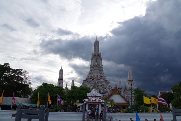 タイ・バンコク「ノルウェー ひとり旅」の写真：📍ワットアルン
トランジットでちょっとだ...
