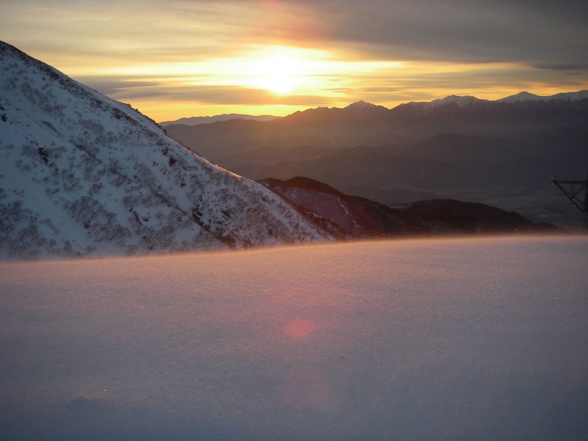 朝の風景。寒さハンパない。