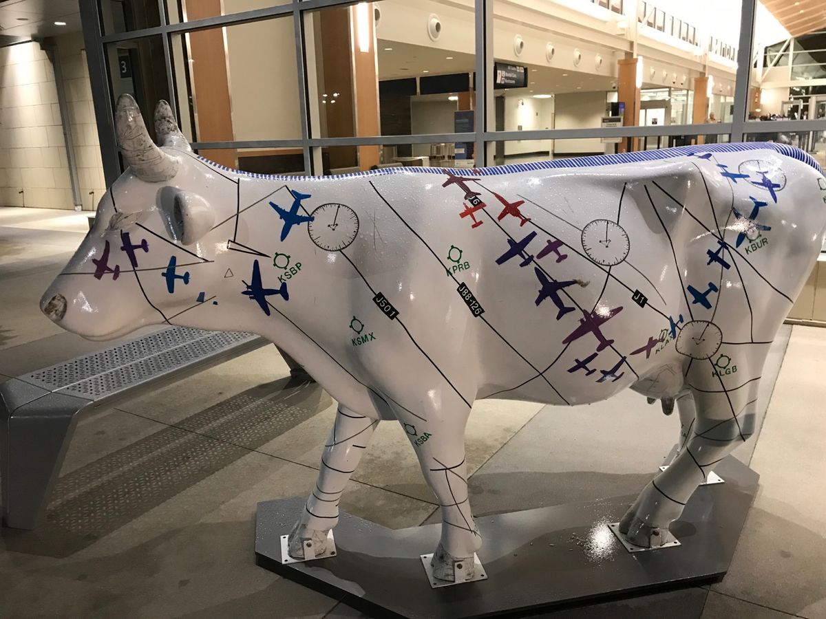 サンルイスオビスポは空港も新しくなりリニューアル　

行くだけで懐かしい