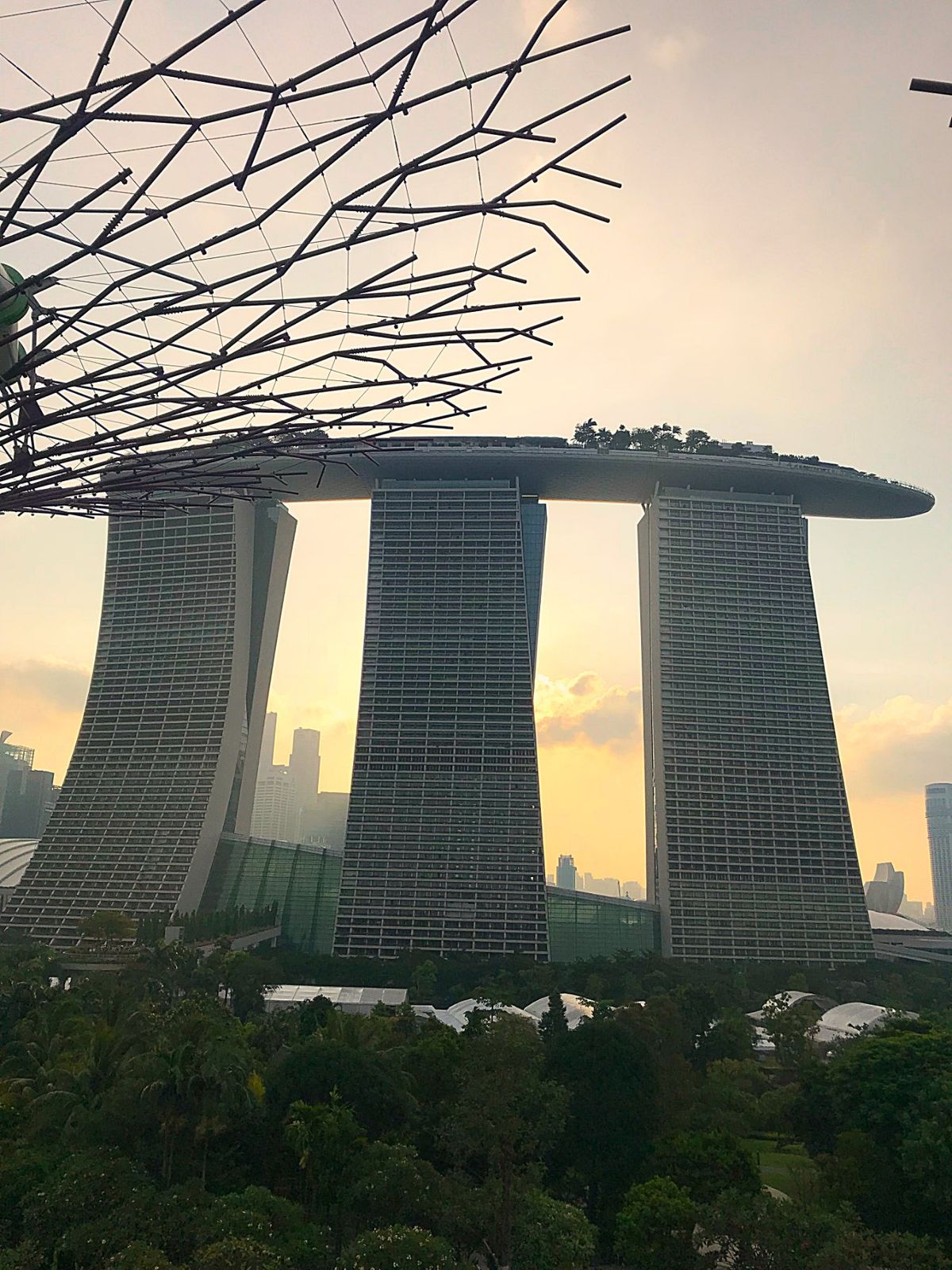 屋上のプールも有名なマリーナベイサンズ。
ネットで調べたら思ったほど高くな...