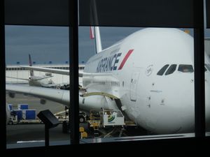 《ブリュッセル》
成田→パリはエアバスA380で/到着は大晦日/あの有名...