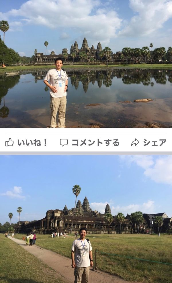 カンボジア・アンコールワット「11月アンコールワット:シュリムアップ」の写真：2014.11.20
一旦ホテルに戻りシ...