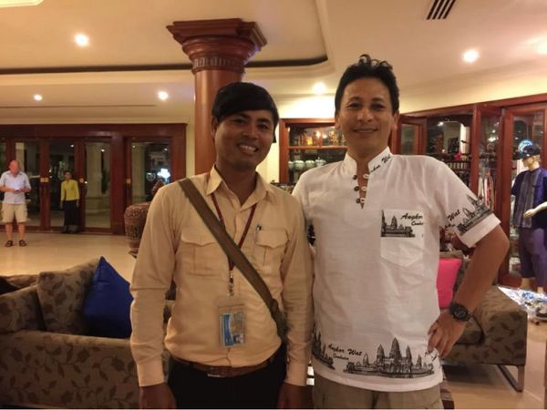 カンボジア・アンコールワット「11月アンコールワット:シュリムアップ」の写真：2014.11.22
4日間担当してくれ...