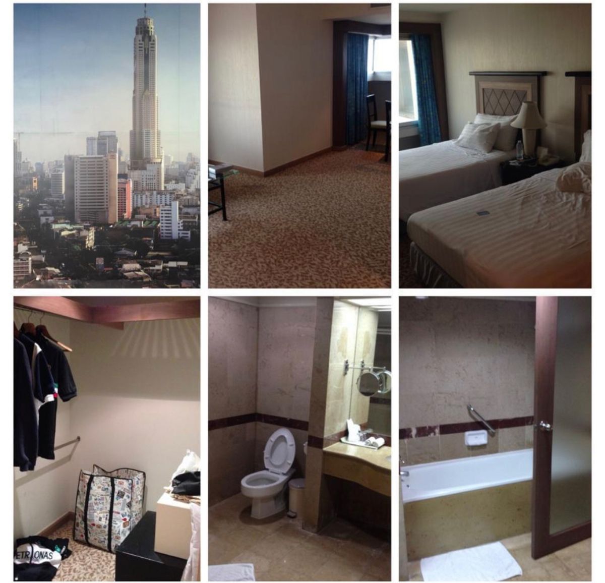 2013.12.08
バイヨークスカイホテル82階建
一泊一部屋7200円...