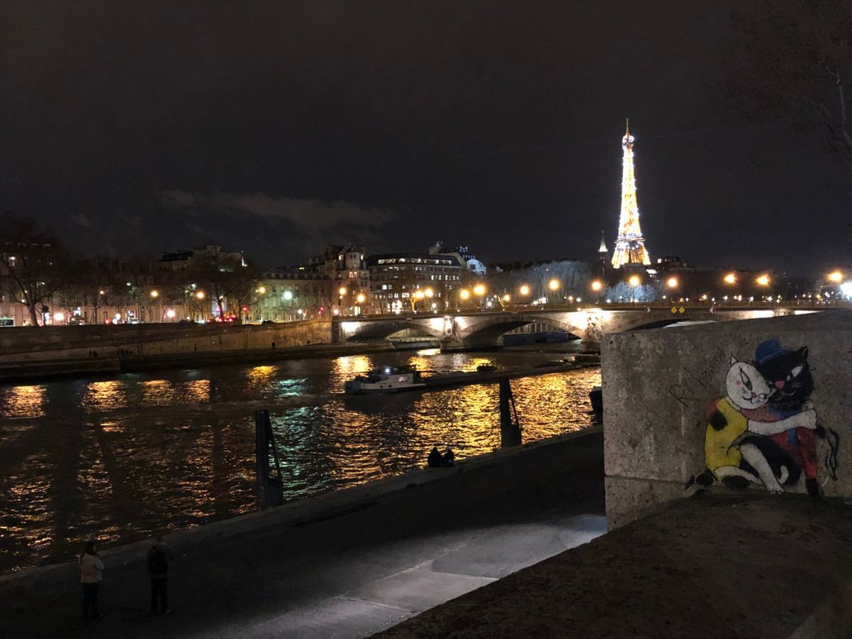 夜のエッフェル塔へ！！
想像以上に東京タワー、、、！笑笑
黄金に輝いててこ...