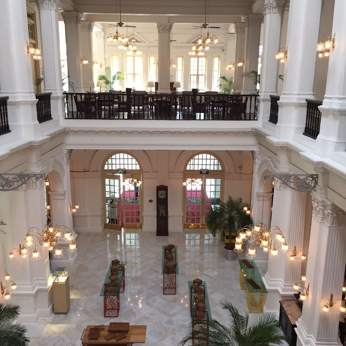 ラッフルズのおもてなしと内装、全てが非日常❤️