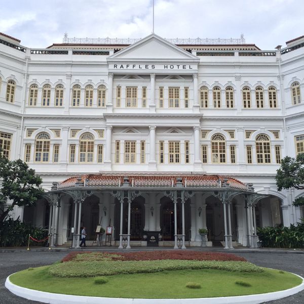 シンガポール・マリーナベイサンズ「お目当ては、ラッフルズ」の写真：ラッフルズのおもてなしと内装、全てが非日常❤️