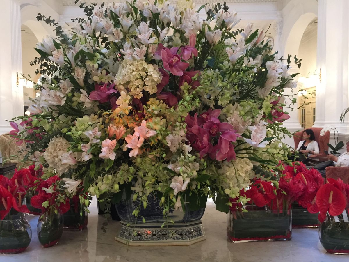 ラッフルズのおもてなしと内装、全てが非日常❤️